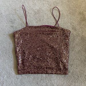 Forever 21 sequin tank top